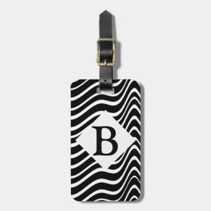 etiqueta de mala personaliza-a a preto e branco