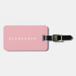 Etiqueta de mala personalizada simples minimalista