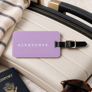 Etiqueta de mala personalizada simples minimalista