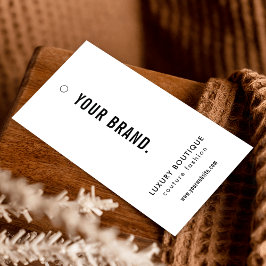 Etiqueta de Marca de Roupas Simples e Minimalistas