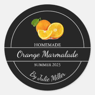 Etiqueta de Marmalada Laranja Simples