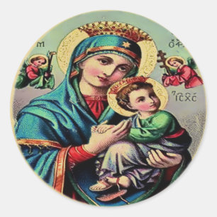 Etiqueta de Mary da mãe