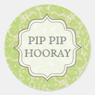 Etiqueta de Mesa do Chá de panela do verde limão