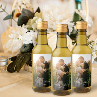 Etiqueta de Mini Frasco de Vinho Personalizado par