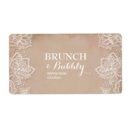 Etiqueta de Minichampanhe de marca ou Chá de frald