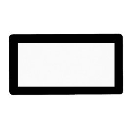 Etiqueta de Modelo moderna com borda preta