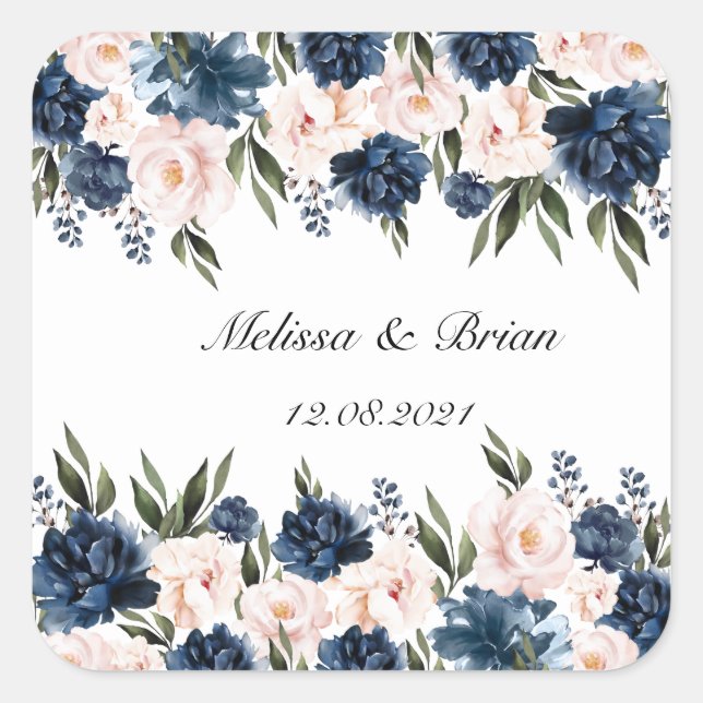 Etiqueta de Modelo personalizada para casamento (Frente)