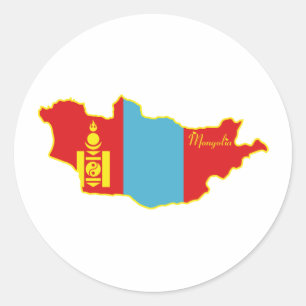 Etiqueta de Mongolia