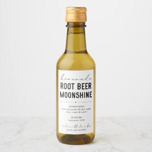 Etiqueta de Moonshine de Cerveja Raiz Personalizad