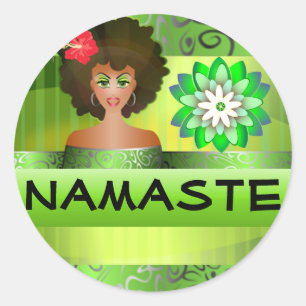 Etiqueta de Namaste
