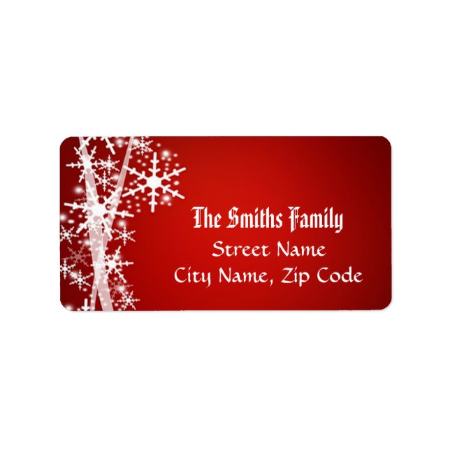 Etiqueta de Natal (Frente)