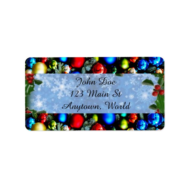 Etiqueta de Natal (Frente)