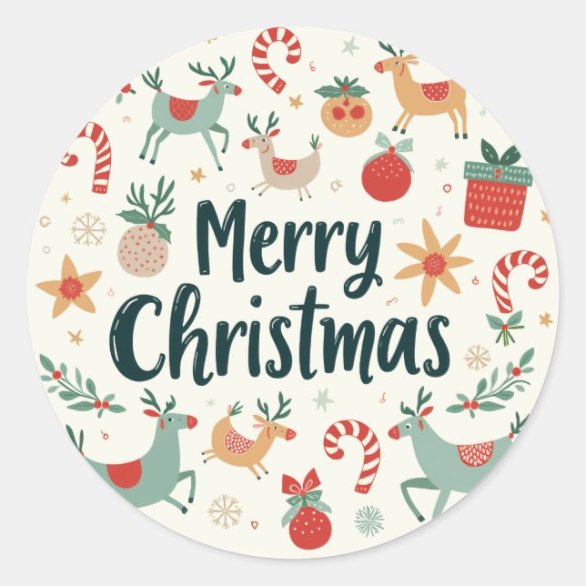 Etiqueta de Natal (Frente)