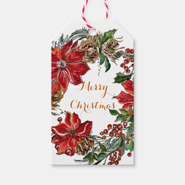 Etiqueta de Natal do Presente (Frente)