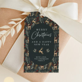 Etiqueta de Natal Nórdica para Presentes Scandi