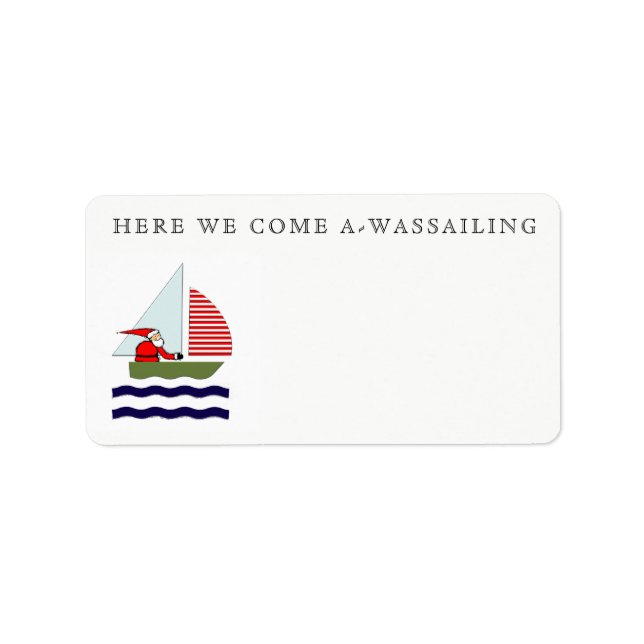 Etiqueta de Natal para Navegação (Frente)