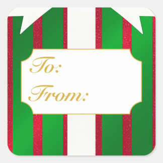 Etiqueta de Natal Presente para/de