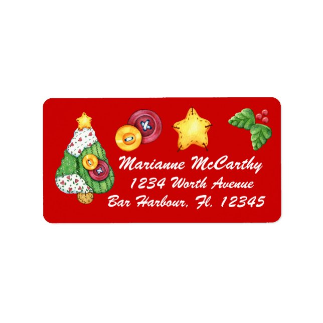 Etiqueta de Natal - SRF (Frente)