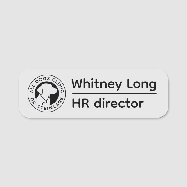 etiqueta de nome (Frente)