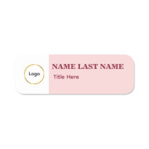 Adicionar logotipo Rosa Simples Desbotado Nome Tít