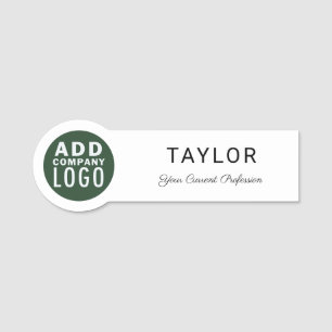 Etiqueta De Nome Adicione seus funcionários da empresa de logotipos