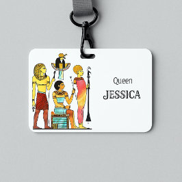 Etiqueta De Nome Antigo Egito Faraó Lavish Ormamentation