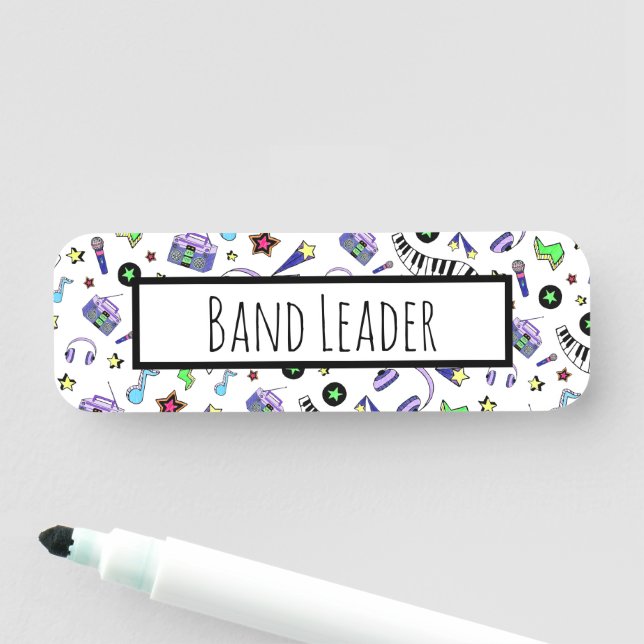 Etiqueta De Nome Aumente a música (In Situ)