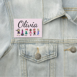 Etiqueta De Nome Balé Toque em Jazz Festa de aniversário de Dançari