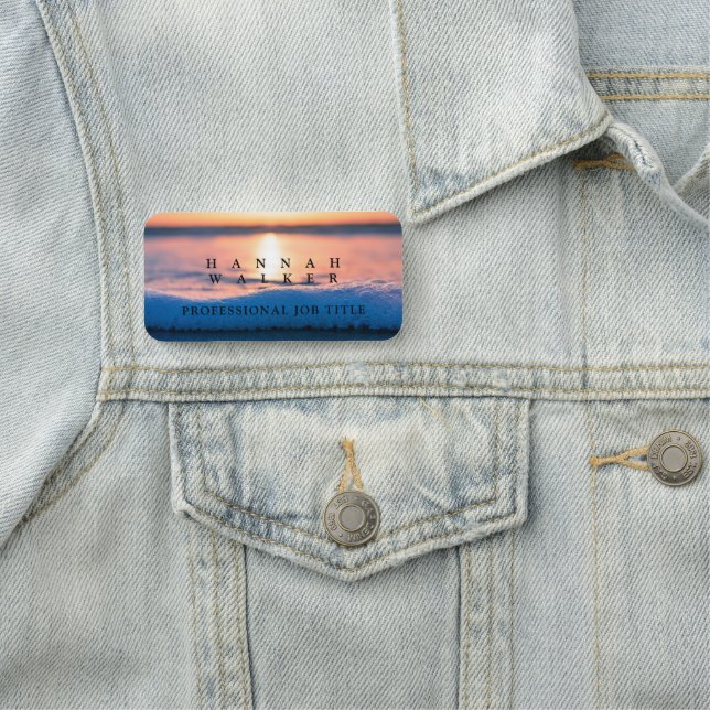 Etiqueta De Nome Belo mar (In Situ)