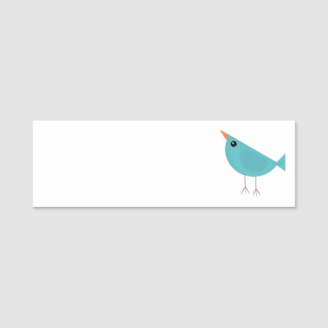 Etiqueta De Nome Birdy (Frente)