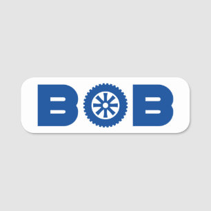 Etiqueta De Nome Bob Petrol Head