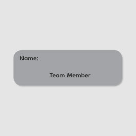Etiqueta De Nome Botão de Nome Magnético para Membro da Equipe
