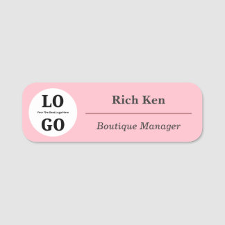 Etiqueta De Nome Boutique de Logotipo Personalizado Ímã para Funcio