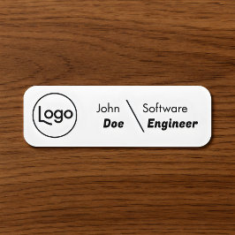 Etiqueta De Nome budget Custom Logo Employee Name Tag