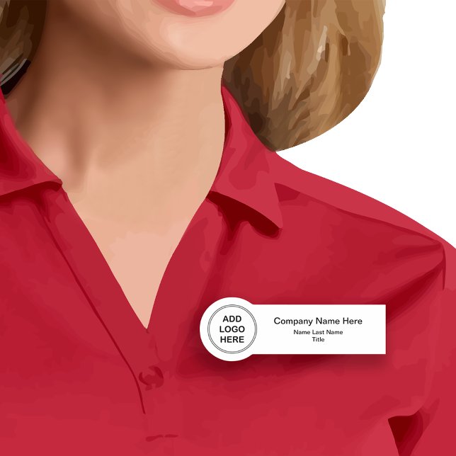 Etiqueta De Nome Business Logo Design (Criador carregado)