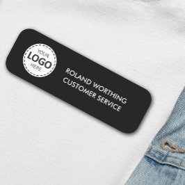 Etiqueta De Nome Carregue o Funcionarios moderno simples