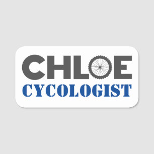 Etiqueta De Nome Chloe Mountain Biker