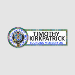 Etiqueta De Nome CKS NAME BADGE - #005 Timothy Kirkpatrick