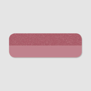 Etiqueta de Nome Clássica Horizontal Dividida em R