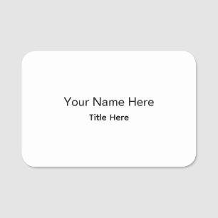 Etiqueta De Nome Colaborador Profissional Personalizado