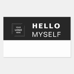 Etiqueta de Nome com Logotipo Personalizado para N