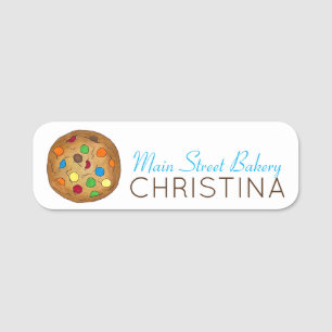 Etiqueta De Nome Compro de Assar do Rainbow Chocolate Chip Cookery