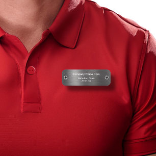 Etiqueta De Nome Construção industrial