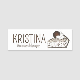 Etiqueta De Nome Cookies e pastelaria Compre de torta de creme