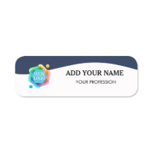 Crachá com Nome de Logo Personalizado e Empresaria