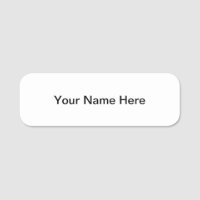 Crachá conhecido customizável com revestimento