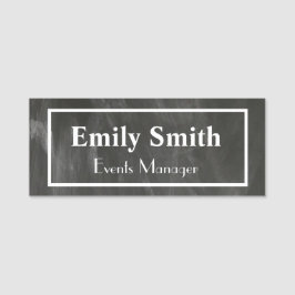 Etiqueta De Nome Crachá conhecido magnético do quadro feito sob