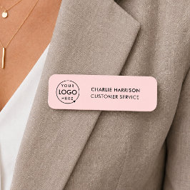 Etiqueta De Nome Crachá de Nome | Crachá de Logo de Equipe Empresar