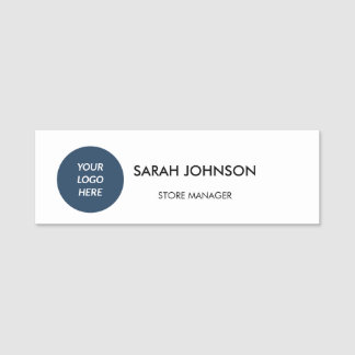 Etiqueta De Nome Crachá de Nome de Funcionário com Logotipo Persona