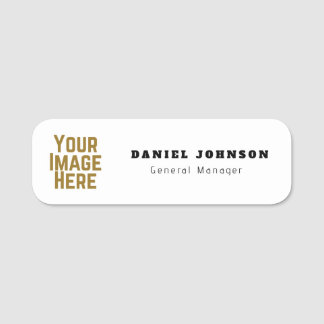 Etiqueta De Nome Crachá Personalizado Magnético Com Nome do Funcion